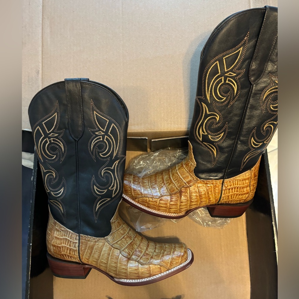 **Nearly new cayman JB Dillion— cowgirl-boots -Alligator - leather *reserve*